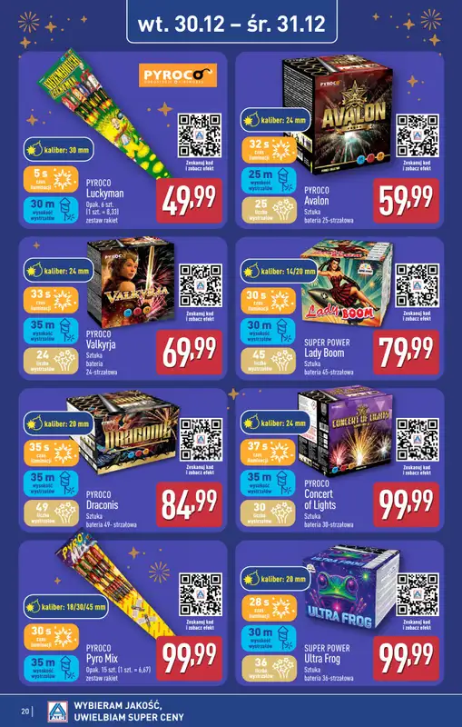 Aldi - gazetka promocyjna PRUSZKÓW: WIELKIE OTWARCIE już we wtorek: 30.12! od wtorku 30.12 do środy 31.12 - strona 20