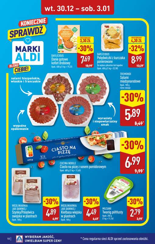 Aldi - gazetka promocyjna PRUSZKÓW: WIELKIE OTWARCIE już we wtorek: 30.12! od wtorku 30.12 do środy 31.12 - strona 10