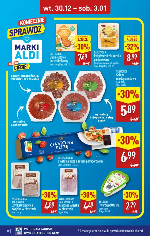 Aldi - gazetka promocyjna PRUSZKÓW: WIELKIE OTWARCIE już we wtorek: 30.12! od wtorku 30.12 do środy 31.12 - strona 10