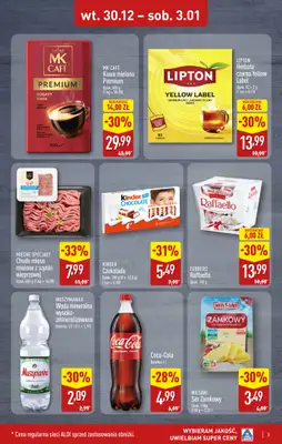 Aldi - gazetka promocyjna PRUSZKÓW: WIELKIE OTWARCIE już we wtorek: 30.12! od wtorku 30.12 do środy 31.12 - strona 3