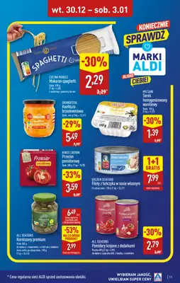 Aldi - gazetka promocyjna ŁÓDŹ: WIELKIE OTWARCIE już we wtorek: 30.12! od wtorku 30.12 do środy 31.12 - strona 11