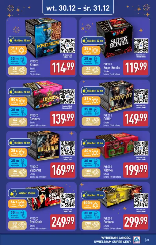 Aldi - gazetka promocyjna ŁÓDŹ: WIELKIE OTWARCIE już we wtorek: 30.12! od wtorku 30.12 do środy 31.12 - strona 21