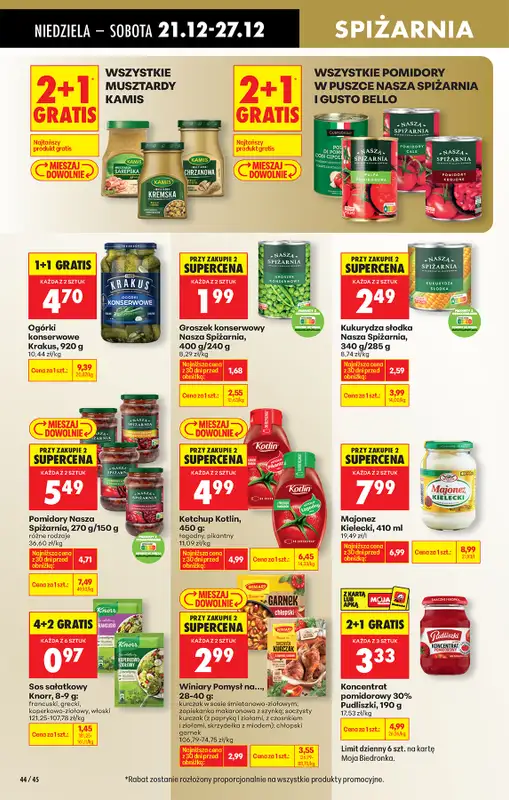 Biedronka - gazetka promocyjna Od niedzieli od niedzieli 21.12 do soboty 27.12 - strona 52