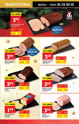 Biedronka - gazetka promocyjna Od niedzieli, Z ladą tradycyjną od niedzieli 21.12 do soboty 27.12 - strona 37