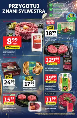 Auchan - gazetka promocyjna Gazetka Sylwestrowe Okazje od soboty 27.12 do środy 31.12 - strona 8