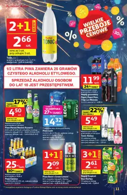Auchan - gazetka promocyjna Gazetka Sylwestrowe Okazje od soboty 27.12 do środy 31.12 - strona 11
