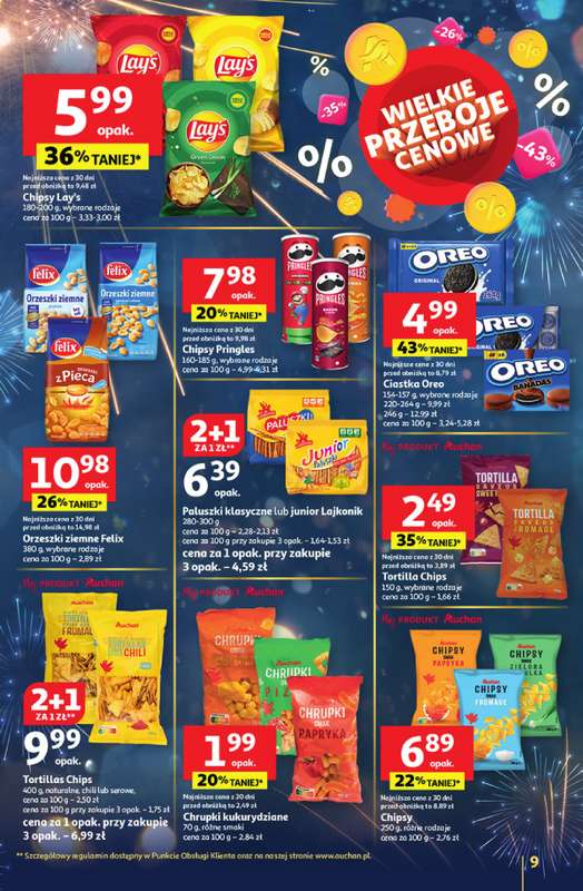 Auchan - gazetka promocyjna Gazetka Sylwestrowe Okazje od soboty 27.12 do środy 31.12 - strona 9