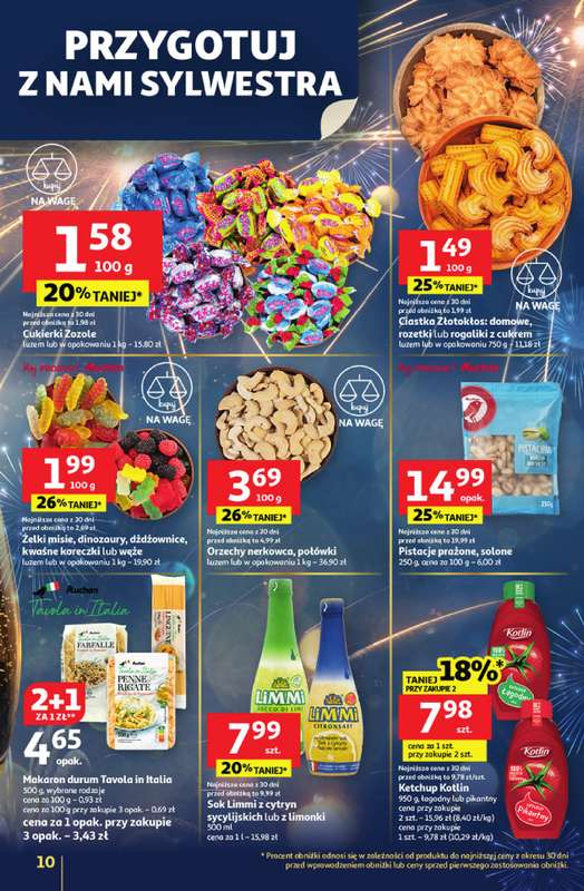 Auchan - gazetka promocyjna Gazetka Sylwestrowe Okazje od soboty 27.12 do środy 31.12 - strona 10