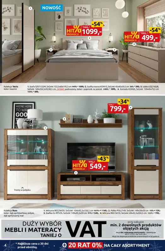 Black Red White - gazetka promocyjna Zimowa wyprzedaż do -60% od środy 24.12 do niedzieli 11.01 - strona 4