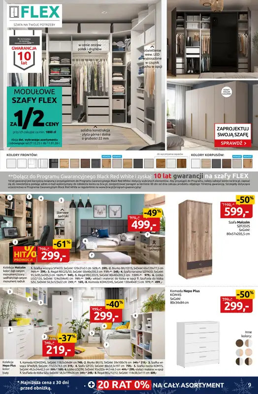 Black Red White - gazetka promocyjna Zimowa wyprzedaż do -60% od środy 24.12 do niedzieli 11.01 - strona 9