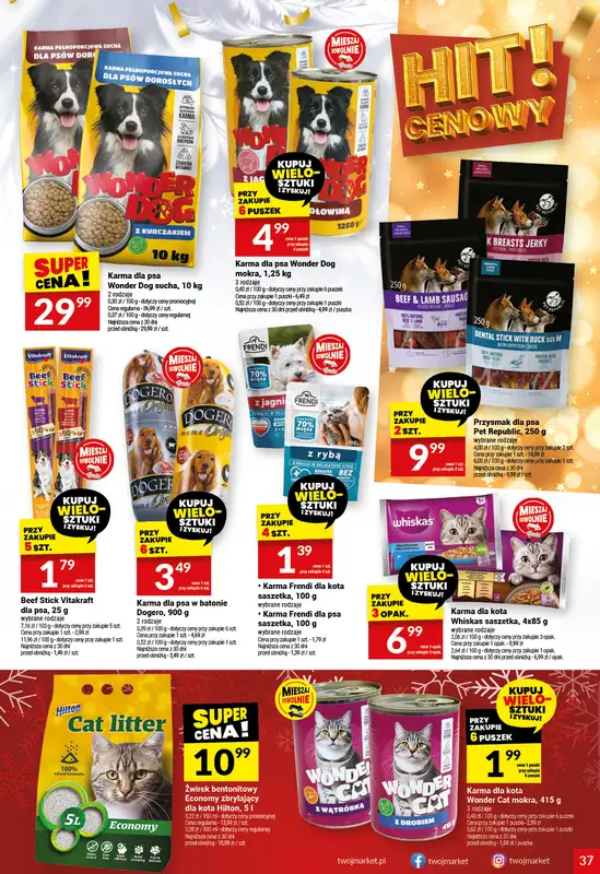 Twój Market - gazetka promocyjna Gazetka od poniedziałku 29.12 do wtorku 06.01 - strona 37