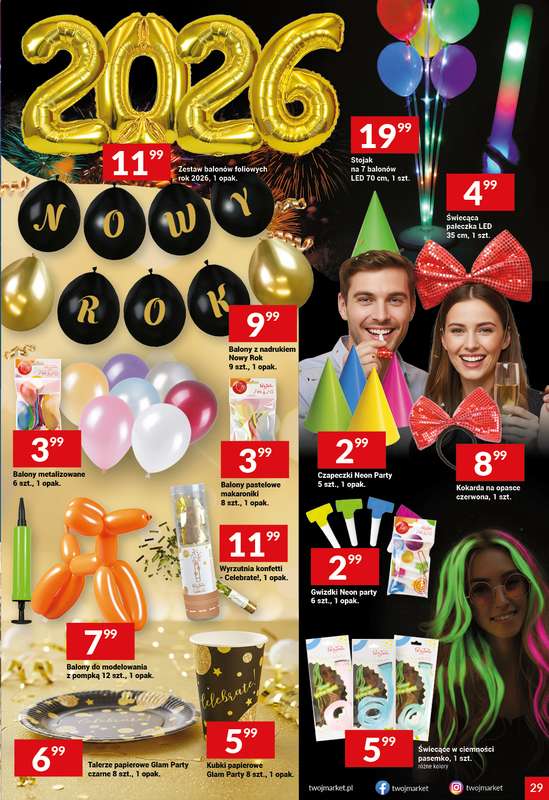 Twój Market - gazetka promocyjna Gazetka od poniedziałku 29.12 do wtorku 06.01 - strona 29
