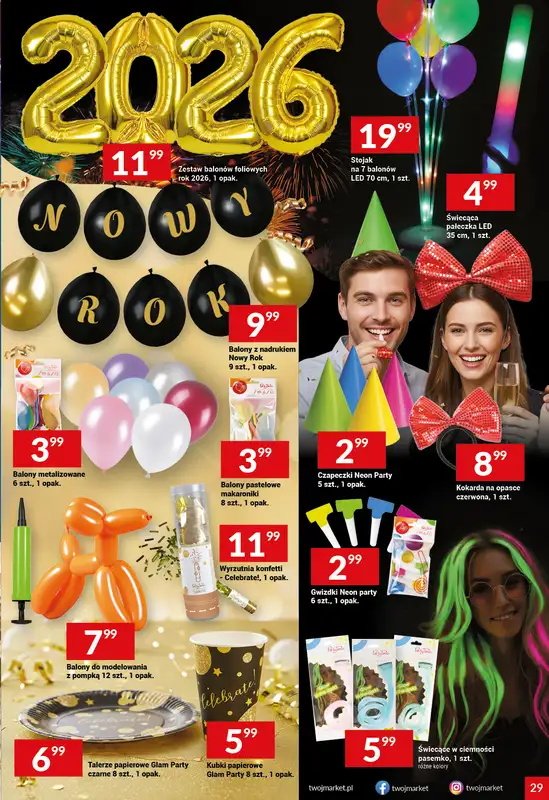 Twój Market - gazetka promocyjna Gazetka od poniedziałku 29.12 do wtorku 06.01 - strona 29