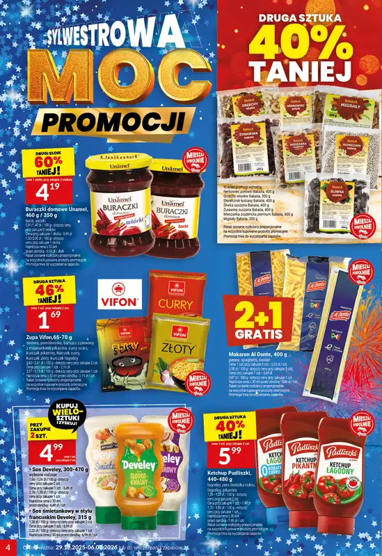 Twój Market - gazetka promocyjna Gazetka od poniedziałku 29.12 do wtorku 06.01 - strona 4