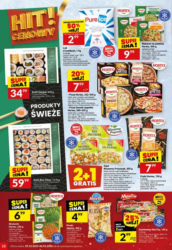 Twój Market - gazetka promocyjna Gazetka od poniedziałku 29.12 do wtorku 06.01 - strona 18