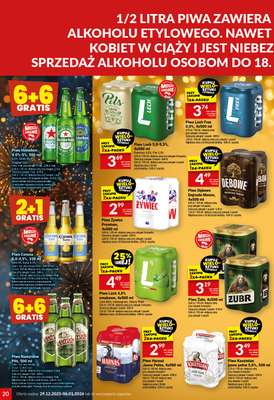 Twój Market - gazetka promocyjna Gazetka od poniedziałku 29.12 do wtorku 06.01 - strona 20