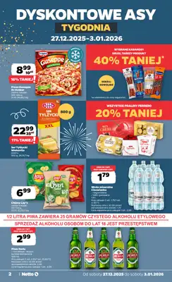 Netto - gazetka promocyjna Gazetka Spożywcza od soboty 27.12 do soboty 03.01 - strona 2