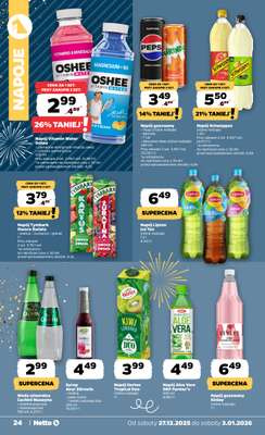 Netto - gazetka promocyjna Gazetka Spożywcza od soboty 27.12 do soboty 03.01 - strona 24