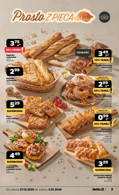 Netto - gazetka promocyjna Gazetka Spożywcza od soboty 27.12 do soboty 03.01 - strona 9
