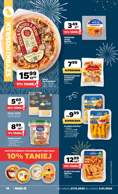 Netto - gazetka promocyjna Gazetka Spożywcza od soboty 27.12 do soboty 03.01 - strona 16