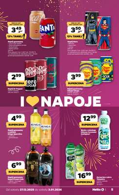 Netto - gazetka promocyjna Gazetka Spożywcza od soboty 27.12 do soboty 03.01 - strona 5