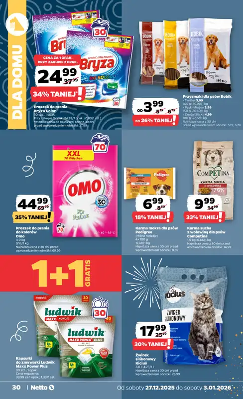 Netto - gazetka promocyjna Gazetka Spożywcza od soboty 27.12 do soboty 03.01 - strona 30