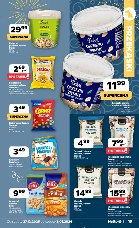 Netto - gazetka promocyjna Gazetka Spożywcza od soboty 27.12 do soboty 03.01 - strona 19