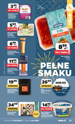 Netto - gazetka promocyjna Gazetka Spożywcza od soboty 27.12 do soboty 03.01 - strona 13