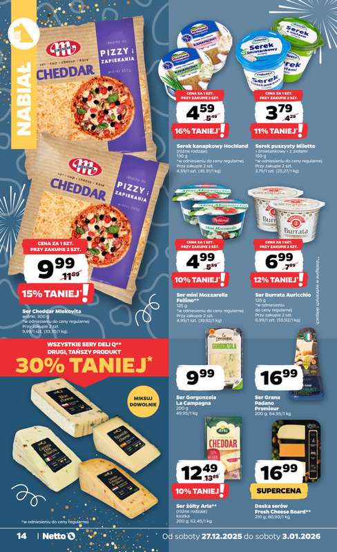 Netto - gazetka promocyjna Gazetka Spożywcza od soboty 27.12 do soboty 03.01 - strona 14