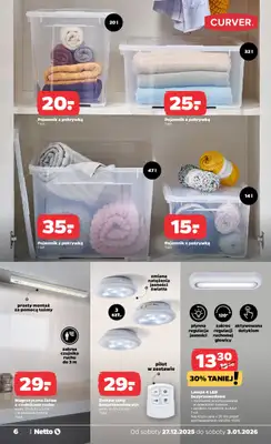 Netto - gazetka promocyjna Gazetka Non Food od soboty 27.12 do soboty 03.01 - strona 6