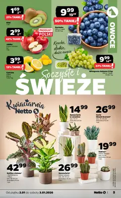 Netto - gazetka promocyjna Gazetka Spożywcza od piątku 02.01 do soboty 03.01 - strona 5