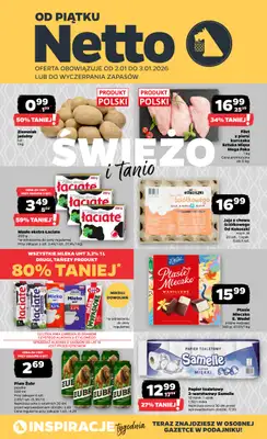 Netto - gazetka promocyjna Gazetka Spożywcza od piątku 02.01 do soboty 03.01