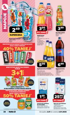 Netto - gazetka promocyjna Gazetka Spożywcza od piątku 02.01 do soboty 03.01 - strona 22