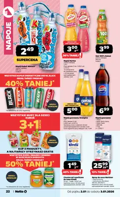 Netto - gazetka promocyjna Gazetka Spożywcza od piątku 02.01 do soboty 03.01 - strona 22