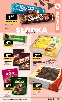 Netto - gazetka promocyjna Gazetka Spożywcza od piątku 02.01 do soboty 03.01 - strona 17
