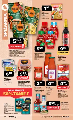 Netto - gazetka promocyjna Gazetka Spożywcza od piątku 02.01 do soboty 03.01 - strona 18