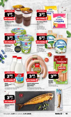 Netto - gazetka promocyjna Gazetka Spożywcza od piątku 02.01 do soboty 03.01 - strona 15