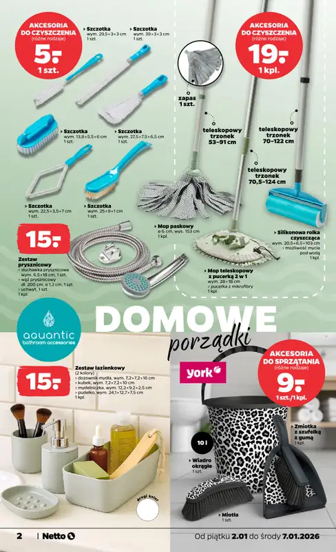 Netto - gazetka promocyjna Gazetka Non Food od piątku 02.01 do środy 07.01 - strona 2