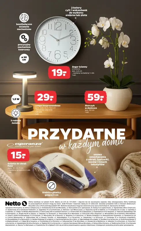 Netto - gazetka promocyjna Gazetka Non Food od piątku 02.01 do środy 07.01 - strona 8