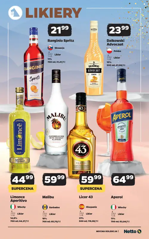 Netto - gazetka promocyjna Alkohole do drinków w Netto! od poniedziałku 29.12 do środy 31.12 - strona 2