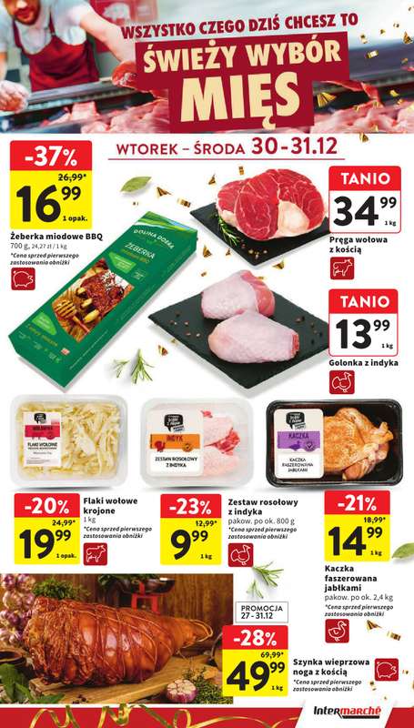 Intermarche - gazetka promocyjna Gazetka od soboty 27.12 do środy 31.12 - strona 14