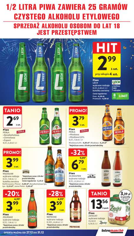 Intermarche - gazetka promocyjna Gazetka od soboty 27.12 do środy 31.12 - strona 28