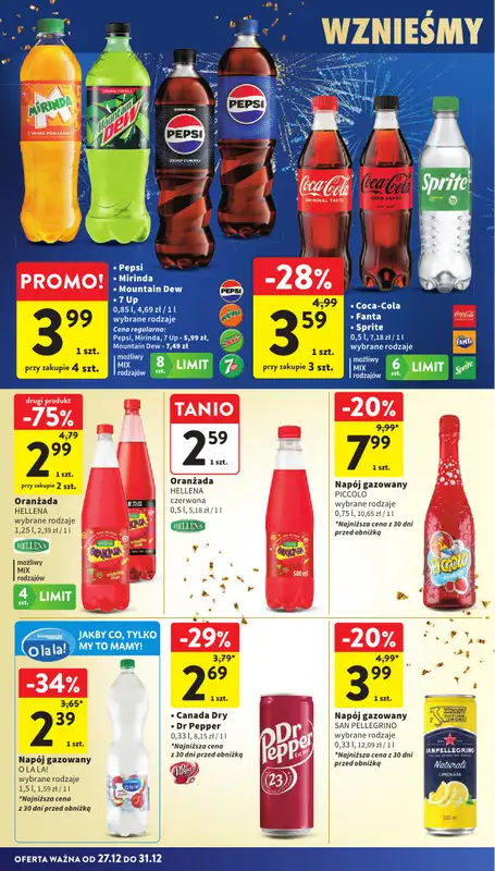 Intermarche - gazetka promocyjna Gazetka od soboty 27.12 do środy 31.12 - strona 29