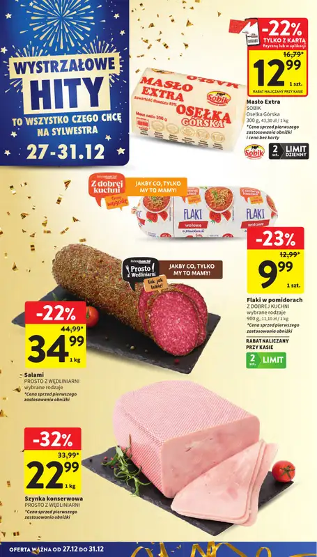 Intermarche - gazetka promocyjna Gazetka od soboty 27.12 do środy 31.12 - strona 4