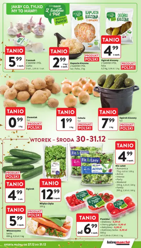 Intermarche - gazetka promocyjna Gazetka od soboty 27.12 do środy 31.12 - strona 12