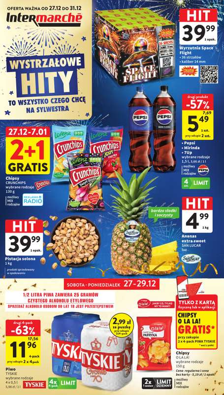 Intermarche - gazetka promocyjna Gazetka od soboty 27.12 do środy 31.12