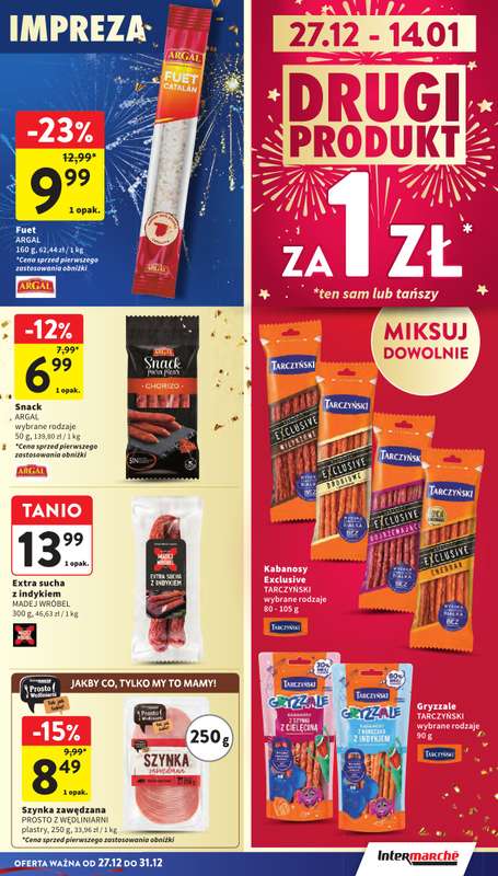 Intermarche - gazetka promocyjna Gazetka od soboty 27.12 do środy 31.12 - strona 16
