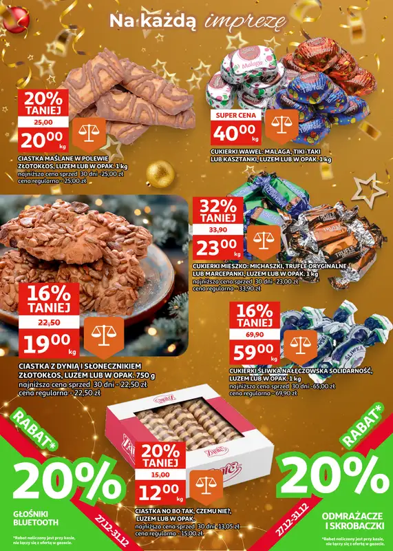Auchan - gazetka promocyjna Gazetka Racibórz I Czas na szampańską zabawę od soboty 27.12 do środy 31.12 - strona 18