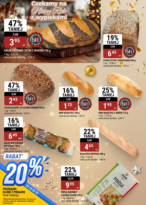 bi1 - gazetka promocyjna Gazetka Białystok I Czas na szampańską zabawę od soboty 27.12 do środy 31.12 - strona 6
