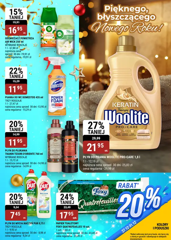 bi1 - gazetka promocyjna Gazetka Czeladź I Czas na szampańską zabawę od soboty 27.12 do środy 31.12 - strona 23